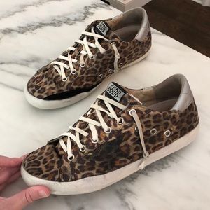 golden goose sneakers cheetah